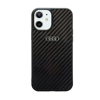 Audi Carbon Fiber - Coque iPhone 11 (Noir)