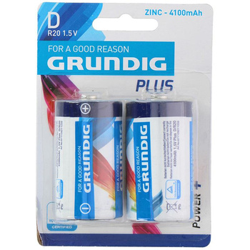 Grundig - Zinc D / R20 1.5V 4100mah batterie 2 pcs.