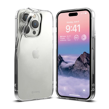 Crong Crystal Slim Cover - iPhone 14 Pro Hülle (Transparent)