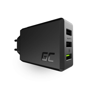 Green Cell ChargeSource 3 - 3xUSB 30W Ultra Charge Netzladegerät, Smart Charge