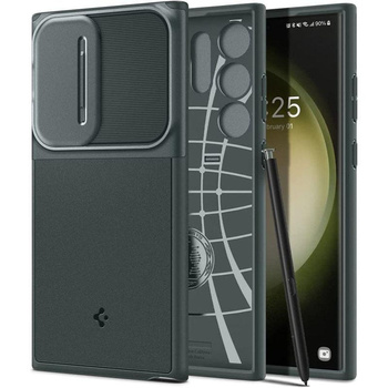 Spigen Optik Armor - Gehäuse für Samsung Galaxy S23 Ultra (Abyss Grün)