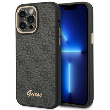 Guess 4G Metal Camera Outline Tasche - iPhone 14 Pro Tasche (Schwarz)