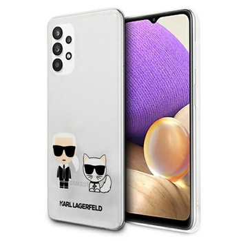 Karl Lagerfeld Ikonik & Choupette - Etui Samsumg Galaxy A32 5G (przezroczysty)