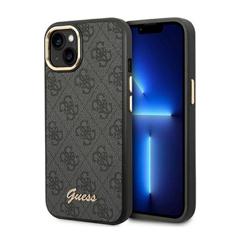 Guess 4G Metal Camera Outline Case – Etui iPhone 14 (czarny)