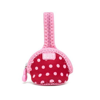 BUILT Paci-Finder - Pacifier Cover (Baby Pink Mini Dots)