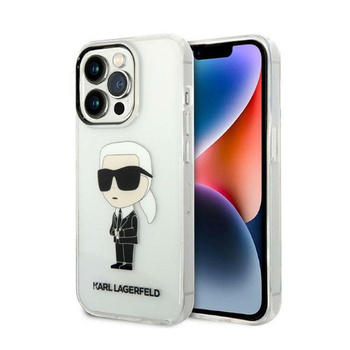 Karl Lagerfeld IML NFT Ikonik - pouzdro pro iPhone 14 Pro Max (průhledné)