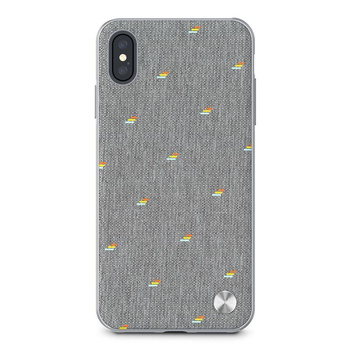 Moshi Vesta - iPhone Xs Max Tasche (Kieselgrau)