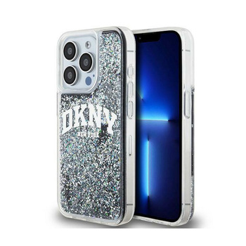 DKNY Liquid Glitter Big Logo - iPhone 13 Pro Case (black)