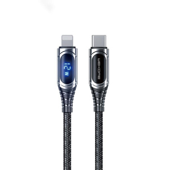 WEKOME WDC-167 Sakin Series - Kabel połączeniowy USB-C do Lightning Fast Charging PD 20W 1 m (Tarnish)