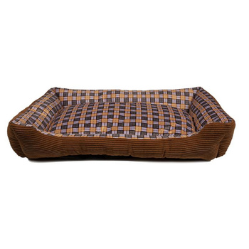 Soft couch bed for dog 90 x 70 x 20 cm roz. XL (brown)