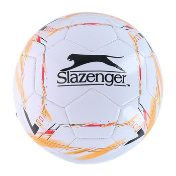 Slazenger - Fotbal r. 5 (bílá/oranžová)