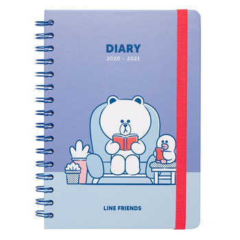 Line Friends - Calendar / Planner 2020/2021 A5