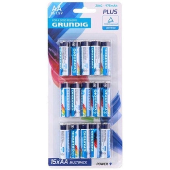 Grundig - Set of AA / R6 1.5 V zinc batteries 15 pcs.