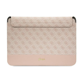 Guess 4G Stripe Metal Logo Computer Sleeve - 14" Notebook Case (Pink)