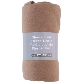 Fleece blanket 170x130 cm (brown)