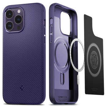 Spigen Mag Armor - Gehäuse für iPhone 14 Pro Max (lila)