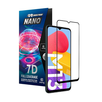 Crong 7D Nano Flexible Glass - Törésálló 9H hibrid üveg a teljes Samsung Galaxy M13 képernyőhöz