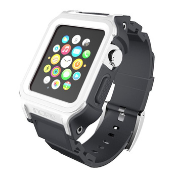 Incipio Octane Strap - Panzerarmband für Apple Watch 38/40/41 mm (weiß/grau)