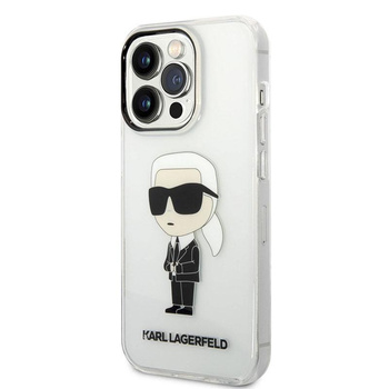 Karl Lagerfeld IML NFT Ikonik - iPhone 14 Pro Tasche (Transparent)