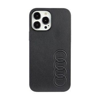 Audi Synthetic Leather - Coque pour iPhone 13 Pro Max (Noir)