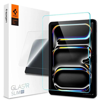 Spigen Glas.TR Slim - Szkło hartowane do iPad Pro 11" (M4, 2024) (Przezroczysty)