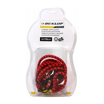 Dunlop - Caoutchoucs d'arrimage des bagages 2x150cm (Rouge)