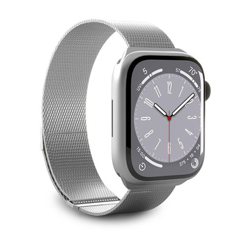 Puro Milanese Magnetic Band - Řemínek z nerezové oceli pro Apple Watch 38/40/41 mm (stříbrný)