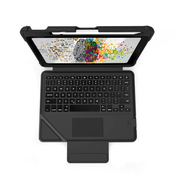 STM Dux Keyboard Trackpad Case - Étui pour clavier et trackpad pour iPad 10.2" (2019-2021) MIL-STD-810G (Noir)