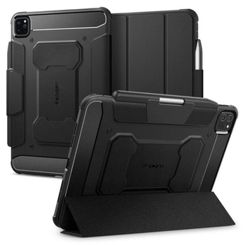 Spigen Rugged Armor Pro - Gehäuse für iPad Pro 11" (M4, 2024) (Schwarz)