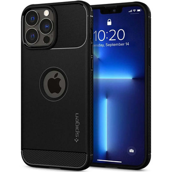 Spigen Rugged Armor - Gehäuse für iPhone 13 Pro (Schwarz)