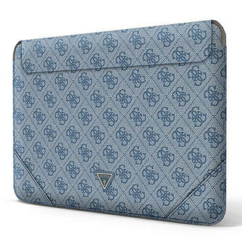 Guess 4G Uptown Triangle Logo Sleeve - Sacoche pour ordinateur portable 16" (bleu)