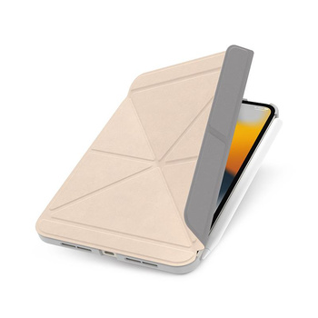 Moshi VersaCover - iPad mini 6 (2021) Origami-Hülle mit Apple Pencil Ladefunktion (Savanna Beige)