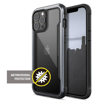 X-Doria Raptic Shield Pro - iPhone 13 Pro Max tok (antibakteriális) (Fekete)