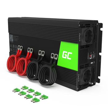 Green Cell - Green Cell® 24V - 230V 3000W/6000W tiszta szinusz hullámú feszültség átalakító