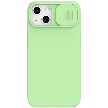 Nillkin CamShield Silky Magnetic - Apple iPhone 13 Case with Camera Cover (Mint Green)