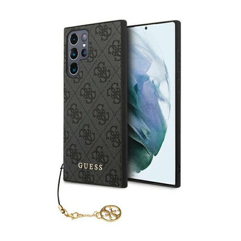 Kolekce Guess 4G Charms - pouzdro pro Samsung Galaxy S24 Ultra (černé)