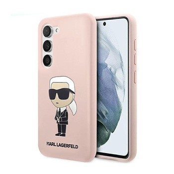 Karl Lagerfeld Silikon NFT Ikonik - Samsung Galaxy S23+ Tasche (rosa)