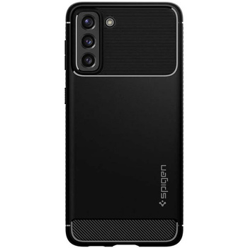 Spigen Rugged Armor - Gehäuse für Samsung Galaxy S21 5G (Schwarz)