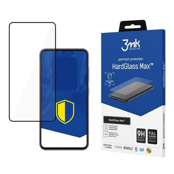 3mk HardGlass Max - Verre trempé pour Samsung Galaxy S24 FE (Noir)