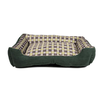 Soft couch bed for dog 75 x 58 x 19 cm roz. L (green)