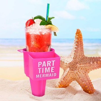 Cuisine Elegance - beach beverage stand holder HIT ! (pink)