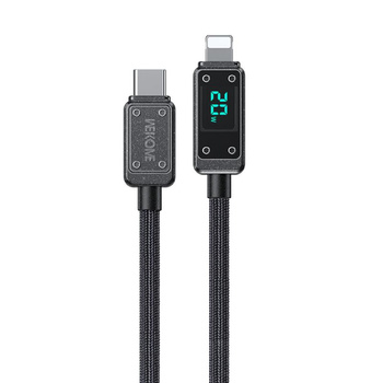 WEKOME WDC-08 Vanguard Series - Připojovací kabel USB-C na Lightning Fast Charging PD 20W 1 m (matný)